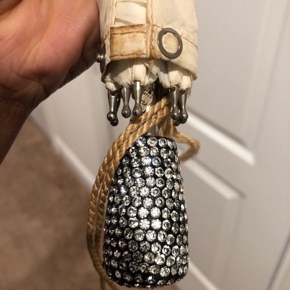 Antique Bejeweled Umbrella - Picture 4 of 17